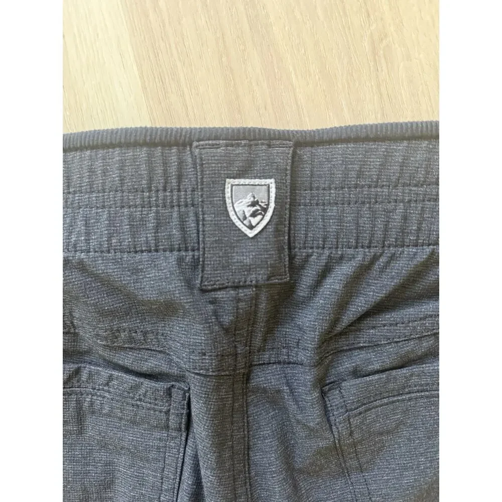 Kuhl Deceptr Pants Mens 36x30 Gray Stretch Nylon Hiking Travel Chino Outdoor RD!